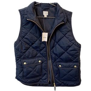 J.Crew Navy Puffy Vest